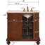 Ensemble de meuble-lavabo simple 36 po Akishia