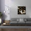  «Golden Shimmer 4» par Alonzo Saunders, art mural sur toile, 37 po x 37 po