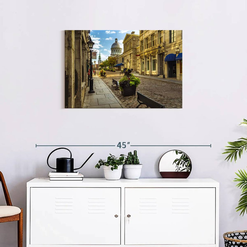 Rorry Cobbled Montreal Streets, 20" H x 30" W