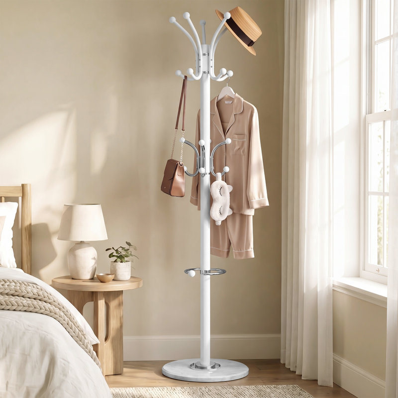 Coat Rack, White