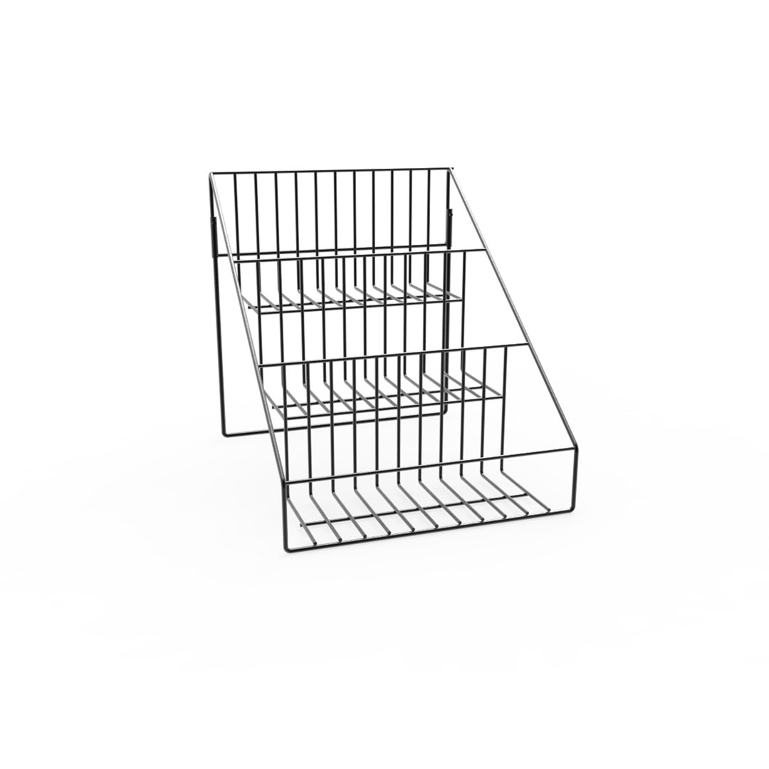 Wire Store Fixture Countertop Retail Display Rack Tiers Bottle Display Bag Stand Rebrilliant