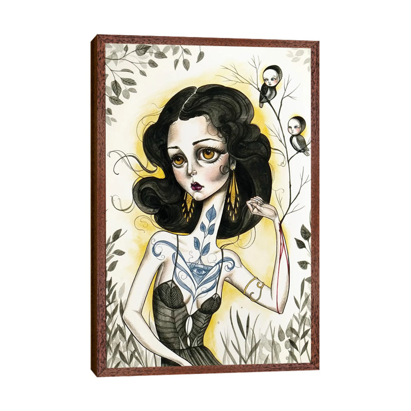 Maxine by Sandi Calistro - Gallery-Wrapped Canvas Giclée on Canvas, 66.04 cm H x 45.72 cm W, Classic Wood Framed