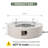 Outdoor Concrete Propane Fire Pit Table-721743953