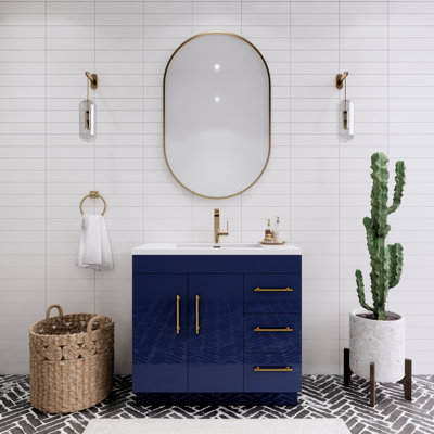 Meuble-lavabo simple l 36 po