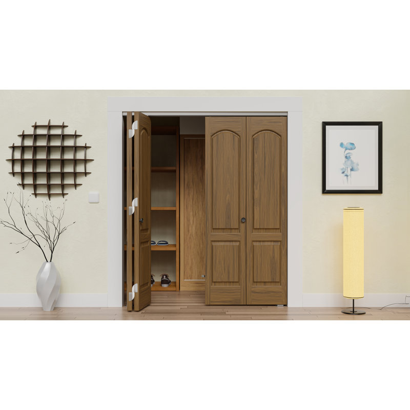 72 Inch Chrome Heavy Duty Bifold Door Hardware Kit