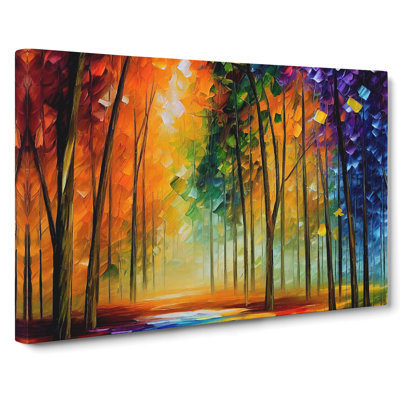 Shimmering Forest Vol.3 Abstract - Wrapped Canvas