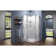 Cornerview 36" x 76.75" Square Sliding Shower Enclosure with Base Included