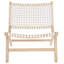 Denman Woven-Back Leather Side Chair-858197321