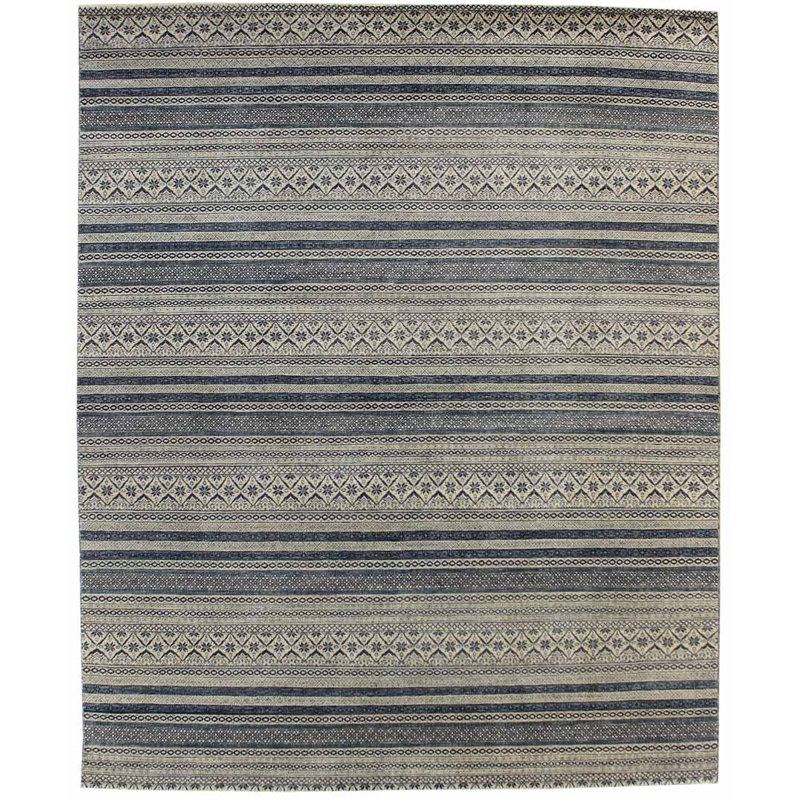 Tapis beige / gris foncé unique 4 pi 1 po x 6 pi 1 po Guards
