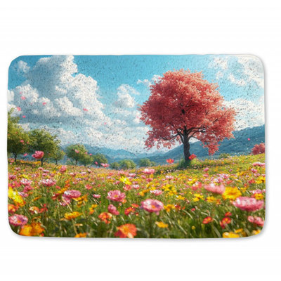 Tapis de bain en microfibre / microsuède Chylie