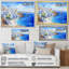 Santorini, Grèce, sérénité - Grèce, art mural-2132927512-2132927515
