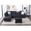 Canapé modulaire en L avec repose-pieds-1212905376