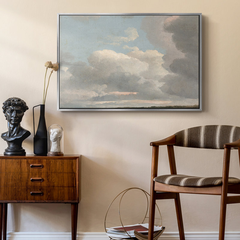 «Vintage Landscape - CMXCI» sur toile, Toile argentée avec cadre flottant, H 17 po x l 25 po
