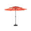 Parasol à 3 niveaux en aluminium 10 pi pour pelouse - Pour la piscine, la cour arrière orange, la terrasse de la piscine-1563080803