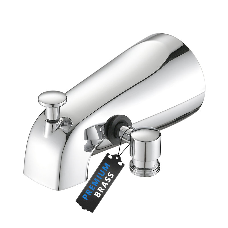 Bec de baignoire mural, Chrome