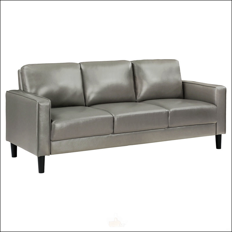Grey Track Arm Sofa
