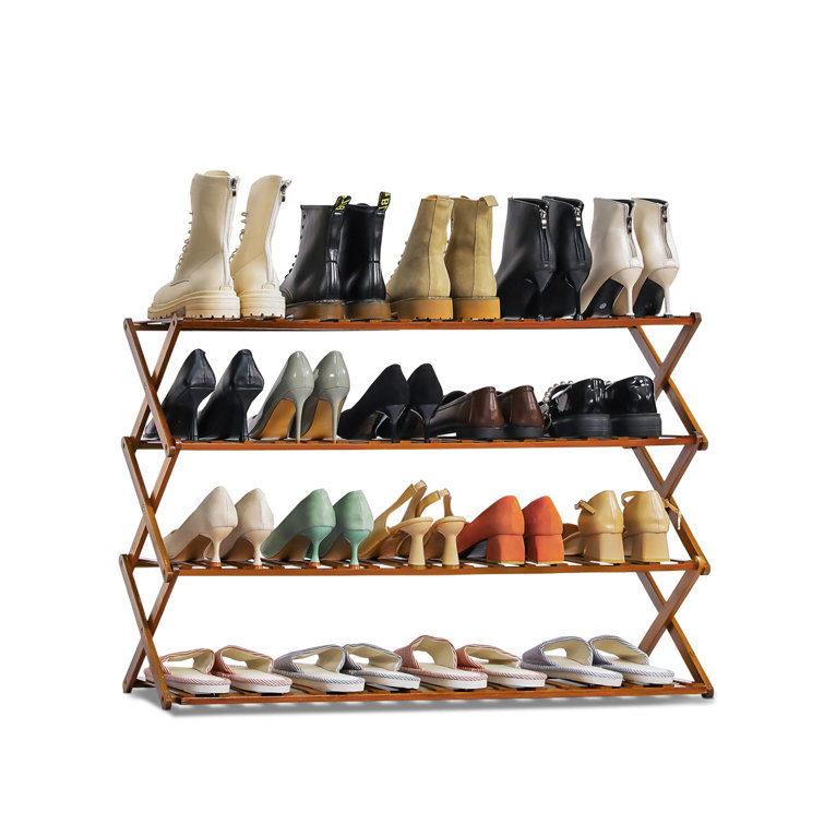 1pc Assembled Shoe Rack, Multi-layer Double Row Shoe Rack, Shoes Storage  Shelf, Floor Standing Shoe Shelf, Large Capacity Shoe Rack Organizer For  Fami