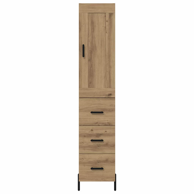 34.5cm Sideboard, Artisan Oak