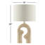 Jordie 1-Light Resin Table Lamp with Linen Drum Shade-689815579