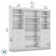 Arlex 86" W Closet Organization System with Drawers