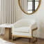 Fauteuil demi-tonneau en chenille de 30 po de largeur Neve