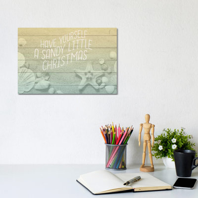Sandy Christmas by Kimberly Allen - Wrapped Canvas Gallery-Wrapped Canvas Giclée
