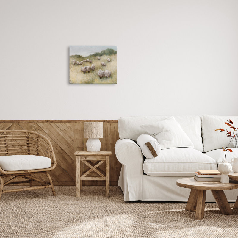 Conception d'art sur toile Stupell Industries Sheep Herd, H 16 po x l 20 po x P 1,5 po