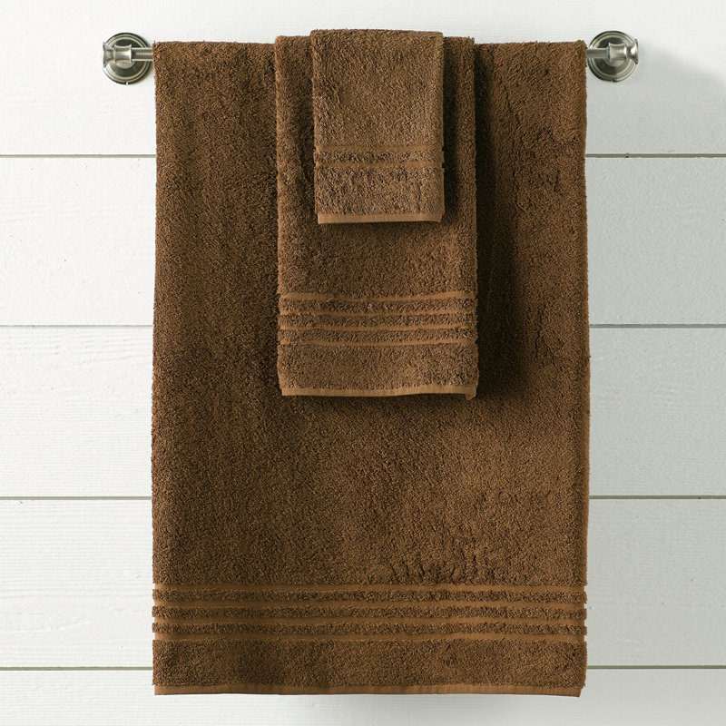 Wardour 100% Cotton Midweight Jacquard Mulit-Size Set, Brown