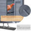 Poulailler 9,78 pieds carrés avec perchoir Alena pour 3 poulets-713647268