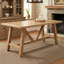 Table de salle à manger en bois massif 63 "American Rustic-371443135-371443134