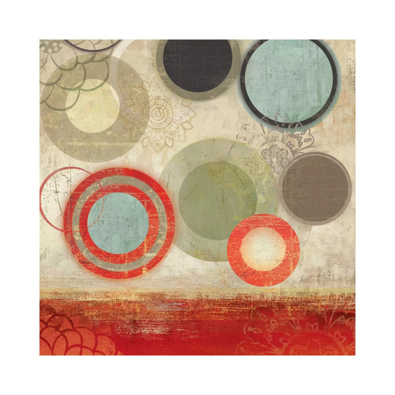 Colourful Elements II by Allison Pearce - Wrapped Canvas Painting, 30.48cm H x 30.48cm W x 1.91cm D