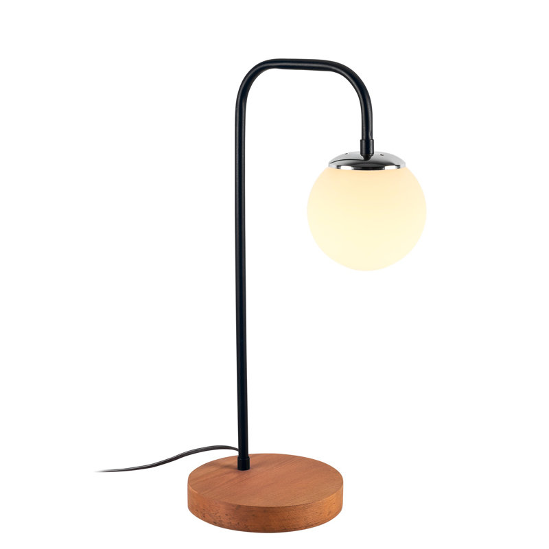 Lampe de table 22,44 po Skylar, Noir, Blanc
