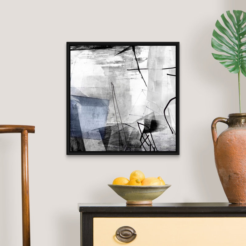 "Oh Wonder I" par PI studio-reproduction d’art sur toile, Toile avec cadre flottant noir, H 22 po x l 22 po x P 1,75 po