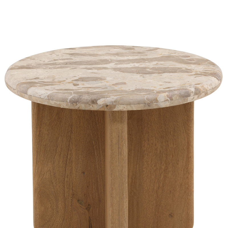 Layna Side Table Beige