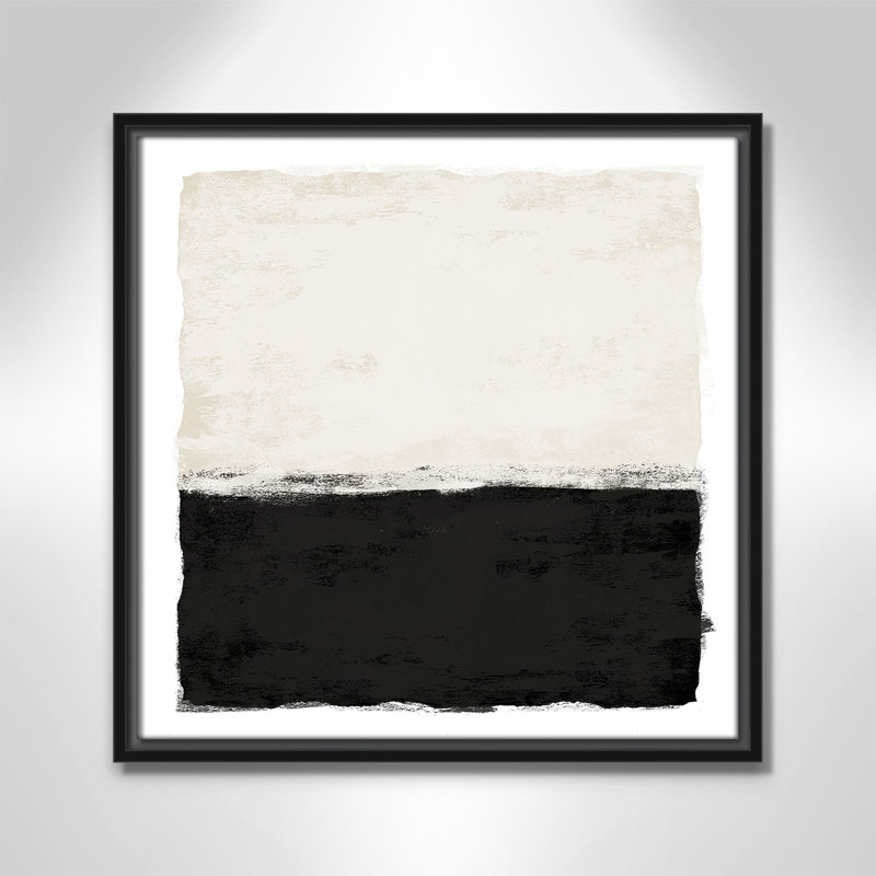 Midnight II - Square Vesrion - reproduction carrée de Natalie Carpentieri, Cadre flottant noir, H 17,5 po x l 17,5 po