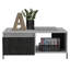 Kallie White Coffee Table with Storage drawer