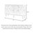 European Style Birch Painted Sideboard
