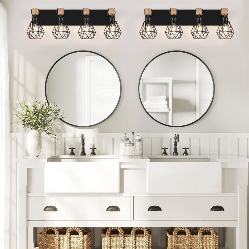 Dimmable Vanity Light, 4 Lights
