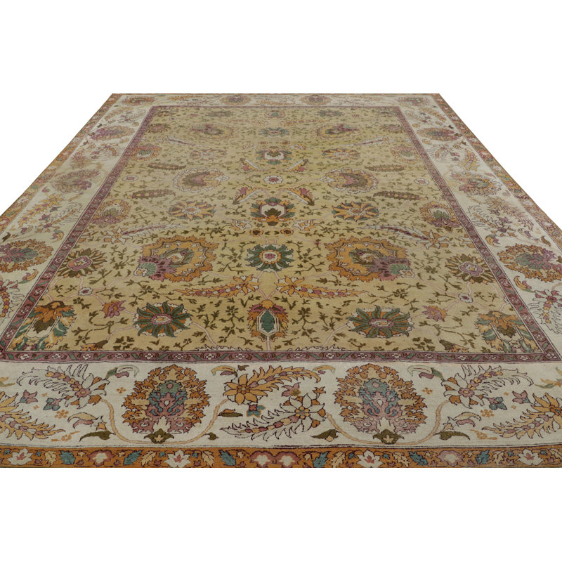 One-of-a-Kind 11’3”x13’6” Hand Knotted Area Rug