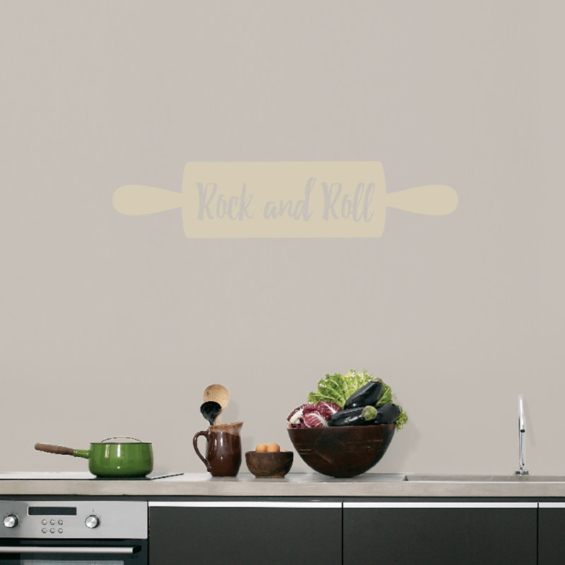 Abstract Non-Wall Damaging Wall Decal, Beige