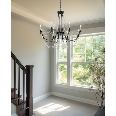 Lustre de plage rustique à 8 lumières Deloise