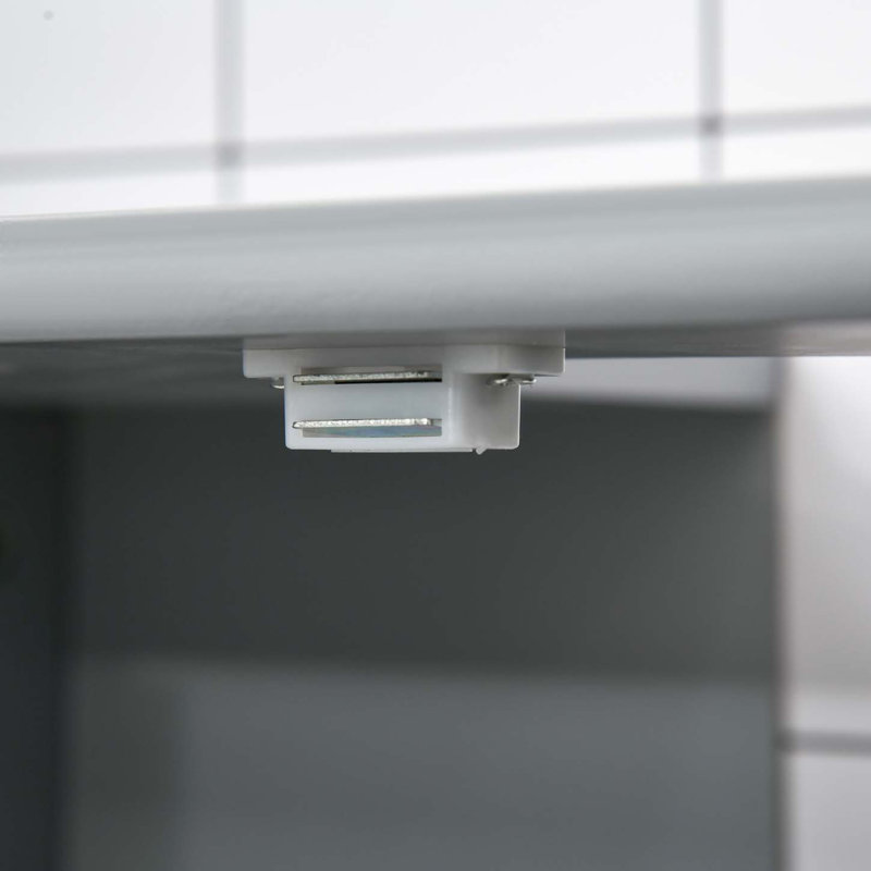 Meuble-lavabo moderne, meuble de rangement, Gris clair