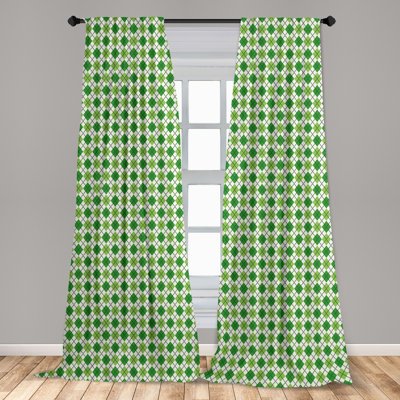 Irish Geometric Semi-Sheer Rod Pocket Sliding Panel
