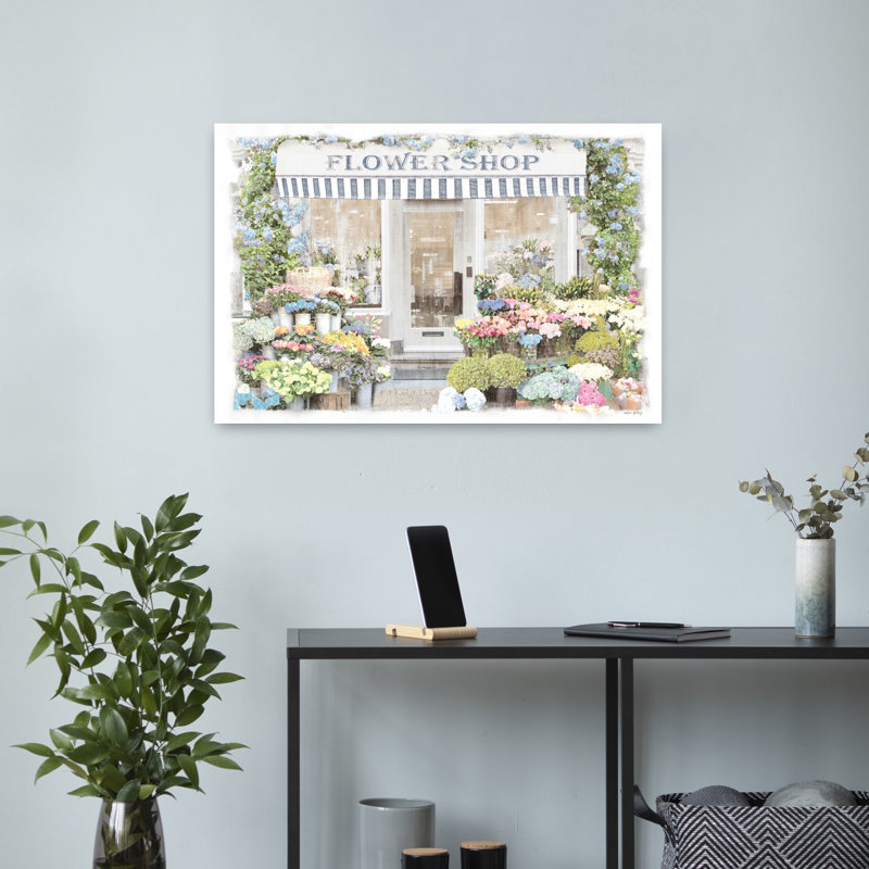 Art floral contemporain, H 16 po x l 24 po