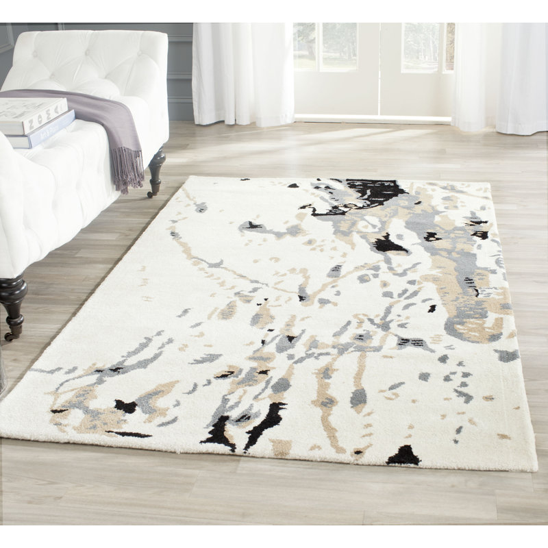 Jefferson Hand Tufted Wool Rug, Rectangle 5' x 8'