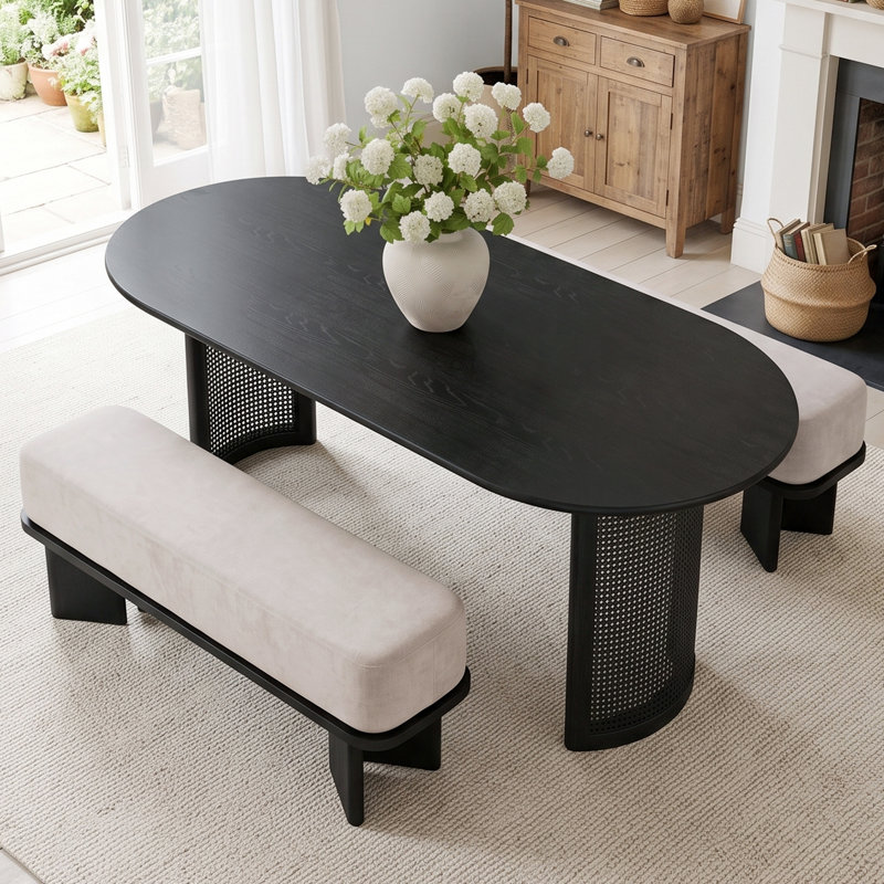 Ensemble repas pour 4 personnes Lia, Blanc