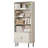 71" Tall Bookshelf With Storage Cabinet-800761288