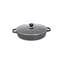 Living And Home Cast Iron Round Braiser with Lid-115615748-115615751