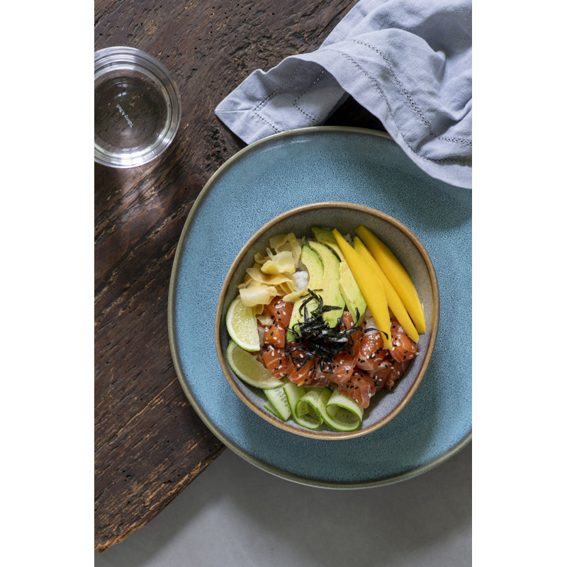 Villeroy & Boch Lave Glace Rice Bowl, Turquoise