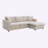 Khiyan Upholstered L-Shaped Sectional Reversible-1252511338